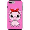 Wistful Custodia per iPhone 7 Plus/8 Plus Carino Piggy Rosa Maiale