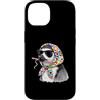 Vintage Retro Knitting Cute Lover Women Custodia per iPhone 14 Lemur - Filato quadrato per uncinetto con coda ad anello