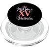 Mis Quince Victoria Tees Mis Quince Victoria 15 Quinceanera Messicano Compleanno XV Festa PopSockets PopGrip per MagSafe