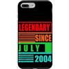 Lustige Geburtstagssprüche zum 22. B-Day Custodia per iPhone 7 Plus/8 Plus 22° compleanno leggendario dal luglio 2004 frase di compleanno