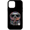 Vintage Retro Knitting Cute Lover Women Custodia per iPhone 12 mini Honey Badger Ratel Granny - Filato quadrato per uncinetto