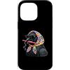 Vintage Retro Knitting Cute Lover Women Custodia per iPhone 14 Pro Max Raven Crow Granny - Filato quadrato per uncinetto, per amanti dell'uncinetto
