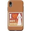 Modernes Damen t-shirt Herren Geburtstag Custodia per iPhone XR I Love Hot Moms Boho T-Shirt Uomo Donna Frase Divertente
