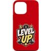 Best Coach with Passion Custodia per iPhone 13 Pro Max LEVEL UP | Palestra/Sala Fitness Motivación Deportiva