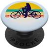 So Cool Designs Triciclo adulto Silhouette Horizon donna in bicicletta PopSockets PopGrip Adesivo