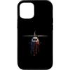 Paint Dripping Patriotic 4th of July US Custodia per iPhone 12/12 Pro Elicottero Pilota Aviazione Bandiera Americana USA Drip Graffiti
