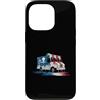 Paint Dripping Patriotic 4th of July US Custodia per iPhone 13 Pro Ice Cream Truck Bandiera Americana USA Drip Graffiti Amante