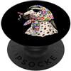 Vintage Retro Knitting Cute Lover Women Appaloosa Horse Granny Square Crochet Yarn Crochet Lover PopSockets PopGrip Adesivo
