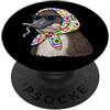 Vintage Retro Knitting Cute Lover Women Platypus Animal Granny - Filato quadrato per uncinetto, per amanti dell'uncinetto PopSockets PopGrip Adesivo