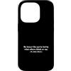 BOSCO SALESIAN PRINTS Custodia per iPhone 14 Pro Stampa Do Not Be Led by What Others Think St. John Bosco
