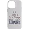 Granddaughter Girl Dad Humor Tees Custodia per iPhone 14 Pro Max Ho usato per essere in carica poi ho avuto una maglietta nipote