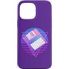 Retro PC Computer 80s Vaporwave Memorabi Custodia per iPhone 13 Pro Max Vaporwave 80s Memorabilia Retro 3.5 Floppy Disc