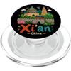 China Souvenir Gift Regalo disegnato a mano del punto di riferimento del souvenir di viaggio della Cina di Xian PopSockets PopGrip per MagSafe