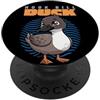 Duck Breeds Waterfowl Animal Cute Ducks Cartoon Hook Bill Anatra uccelli acquatici amante degli animali anatre carine PopSockets PopGrip Adesivo