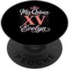 Mis Quince Evelyn Tees Mis Quince Evelyn 15 Quinceanera Messicano Compleanno XV Festa PopSockets PopGrip Adesivo