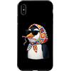 Vintage Retro Knitting Gifts Custodia per iPhone XS Max Penguin Granny Square Crochet Yarn Crochet Lover Cute