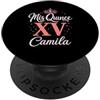 Mis Quince Camila Tees Mis Quince Camila 15 Quinceanera Messicano Compleanno XV Festa PopSockets PopGrip Adesivo