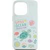 Mini Me Sayings Custodia per iPhone 13 Pro Little Ocean Protector - Tartaruga marina per bambini