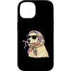 Vintage Retro Knitting Cute Lover Women Custodia per iPhone 14 Labrador Dog Granny Square Crochet Yarn Crochet Lover