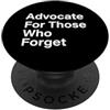 Neurological Health Support Awareness Sostenere coloro che dimenticano l'Alzheimer Caregiver PopSockets PopGrip Adesivo