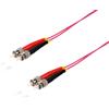 S/CONN Cavo patch duplex ST/ST 50/125µ, OM4 viola, 3,0 m