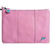 Gabs Borsa Pochette Beyoncé Logo Basic Taglia M in Pelle con Tracolla Regolabile Piatta Rosa Flamingo