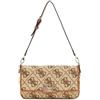 GUESS Circe Flap Shoulder Bag Latte Logo