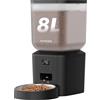 Nityers 8L Distributore Automatico Cibo Gatti e Cani, Fino a 18 mm per Crocchette