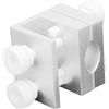 Dilwe Supporto per Apparecchio per Acquario, Robusto Morsetto per Tubo dell'Acqua in Lega di Alluminio per Il dell'Acqua Nell'acquario, 8-17 Mm