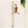 FUKUMARU Tiragraffi da Parete per Gatti, (L:152cm) Colonne Tiragraffi da Parete, Albero da Arrampicata in Sisal Robusto per Gatti Grandi da Interno.
