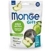 Generico Monge Snack Cane Gift, snack per cani di tutte le taglie, gusto Ceci con Mela, senza cereali, favorisce il supporto intestinale | 3 confezioni da 150 grammi l'una.