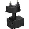 GOOIFUN Fontanella per Gatti Senza Fili Pompa: Fontana per Gatti Pompa, Silenziosa, con Luce LED, Adatta per Dispenser Acqua Gatto W3