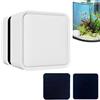 Lpoppcx Pulitore Magnetico per Vetri - Spazzola Compatta ed Antialghe - Detergente per Vetri di Acquario,per Acqua Salata e Tartarughiera Terrario Casa Cucina Soggiorno