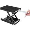 SHZICMY Sollevatore per moto, piattaforma di sollevamento per moto 500 kg, carrellino con forbice regolabile in altezza 93-350mm, cavalletto di montaggio per moto, supporto per moto, riparazione in