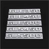 Generico Lettere cromate 3D ABS Logo emblema bagagliaio auto compatibile GLE 350 450 500 W166 W167 GLS 450 500 - Accessori scritte(GLE 300d)