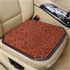 Nicoone Coprisedile in Legno con Perline per Auto/Furgone/Taxi, 45x45 cm, Cuscino Massaggiante con Perline Rinfrescanti Protezione Sedile Sotto il Sedile per Auto, Casa, Ufficio