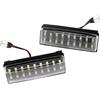 XIAOYANS LED Luce della Targa Per Fiat 124 Per Spider Abarth 2017-up OEM#:NE55-51-270 A/C/D 2 pezzi/lotto 6000K LED luci targa Luci Targa