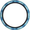 Mexpekil Coprivolante universale per auto in neoprene antiscivolo ed elastico a pois blu a pois blu per uomo e donna, decorazione interna dell'auto