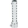 Andux Zone Silenziatore di scarico per moto 45mm Silenziatore regolabile universale smontabile Moto DB Killer XSQ-03 (Argento)