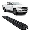 OMAC Sottoporta Laterali Pedane Laterali Compatibili con Ford Ranger DoubleCab 2012-22 Alu Nero