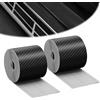 TMZELOA 2 pellicole protettive in carbonio per auto, 5 cm x 10 m, autoadesive, universali, per il fai da te, per moto, biciclette