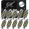 Grandview GLL Illuminazione interna per auto, 36 mm, 2835, 8 SMD, 200 lm, 6500 K, 12 V, illuminazione interna per cupole luminose, illuminazione bagagliaio, illuminazione targa