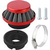 QAZAKY Filtro dell'aria pulitore da 42mm 43mm 44mm per 33cc 43cc 47cc 49cc 52cc Motovox MVS10 SYX Moto 50cc Dirt Bike Minimoto Motocicletta ATV Quad Scooter Go Kart Ciclomotore Dirt Mini Pocket Kids