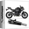 MOTOTOPGUN arrow scarico omologato pro-race nichrom nero compatibile per kawasaki z-500 z500 2026 mototopgun std 71967prn