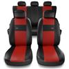 Mossa Coprisedili compatibili con Fiat 500L (2012-2022) - fodere sedili auto - set coprisedili auto universali - XL-RD