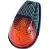 AMAS The Best FRECCIA alogena da CARENA OMOLOGATA CARBON-LOOK singola (lente arancio)