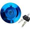 Allthingstore YBR125 - Tappo di ricambio per serbatoio del carburante per moto, con interruttore di bloccaggio affidabile e meccanismo a chiave di accensione