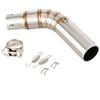 XYVRTK Per Suzuki SV650 2016-2024 SV650X 2018-2024 51MM Slip-on Terminali di scarico dell'intestazione Tubo Collegamento collettori di Scarico Moto SV 650X SV 650 X