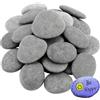 FAAING 24 Pietre Piatte da dipingere, 5 - 8 cm, Lisce, Grandi ciottoli, Pietre Naturali, Sassi da dipingere, Pietra di Fiume Naturale per Mandala, Pittura, Giardino, vasi di Fiori, acquari