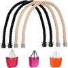 XSHAO 4 Maniglie per O Bag Manici, 75 cm, manico per borse Obag, accessori per borse, borse, borse, borse a tracolla (nero/beige)